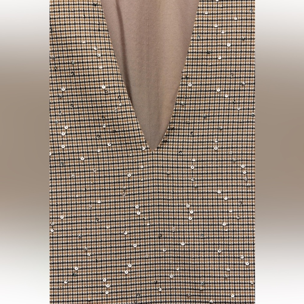 PLEATED PINAFORE DRESS - Picture 6 of 9